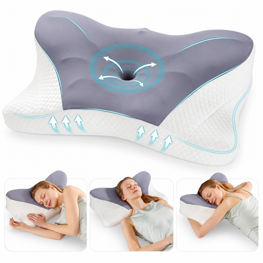 Wake Up Pain-Free Every Morning — The #1 Cervical Neck Pillow for Deep Sleep & All-Day Relief