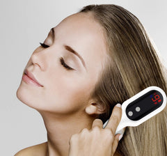 "Electric Scalp Massage Comb for Relaxation & Hair Care