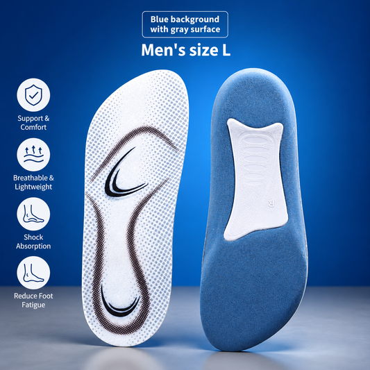 Walk Pain-Free All Day — The Orthopedic Arch Support Insole That Fixes Flat Feet, Plantar Fasciitis & Back Pain
