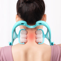 Wheel Neck & Shoulder Massager- Deep Relaxation Tool for Pain Relief