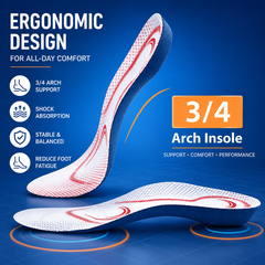 Walk Pain-Free All Day — The Orthopedic Arch Support Insole That Fixes Flat Feet, Plantar Fasciitis & Back Pain
