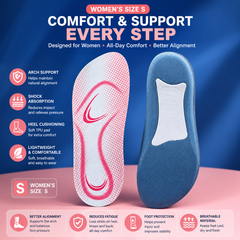 Walk Pain-Free All Day — The Orthopedic Arch Support Insole That Fixes Flat Feet, Plantar Fasciitis & Back Pain
