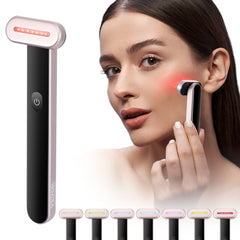 LED Facial Wand with Multi-Color Light for Skin Care & Relaxation